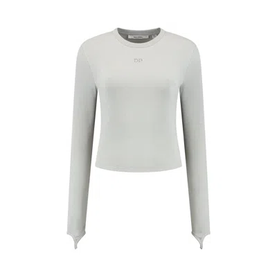 Pre-owned Daily Paper Logo Rip Top 'ultimate Grey' | Men's Size L In Gray