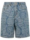 Daily Paper Macrame Denim Shorts