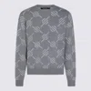 Daily Paper Tevin Monogram Grey Sweater In Gray