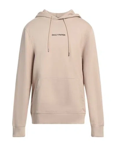 Daily Paper Man Sweatshirt Beige Size L Cotton