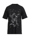 Daily Paper Man T-shirt Black Size M Cotton In Black