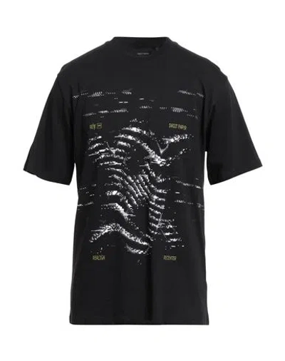 Daily Paper Man T-shirt Black Size M Cotton