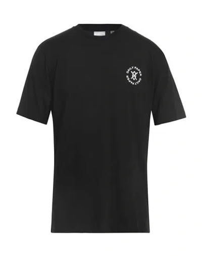 Daily Paper Man T-shirt Black Size L Cotton