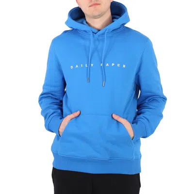 Daily Paper Men's French Blue Alias Cotton Hoodie In Multi
