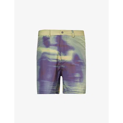 Daily Paper Mens Multi Yaro All-over-print Woven Shorts