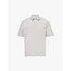 DAILY PAPER DAILY PAPER MEN'S SLEET GREY DEMBE RELAXED-FIT COTTON-POPLIN SHIRT