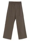 Daily Paper Twill Track Pants In Brown