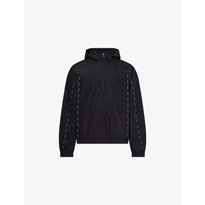 Daily Paper Mens Black Amadi Regular-fit Shell Jacket