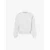 Daily Paper Mens Micro Chip Grey Logo-print Crewneck Cotton Sweatshirt Xl In Gray