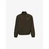 Daily Paper Mens Rosin Green Eward Crinkle Shell Tracksuit Jacket In Brown