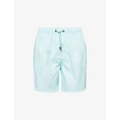 Daily Paper Mens Dotted Graphic-print Logo-print Swim Shorts Salt Water