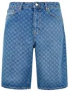 Daily Paper Monogram Denim Shorts
