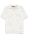 Daily Paper Monogram-intarsia Top In Neutrals