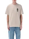 Daily Paper T-shirt Whit Maxi Print In Ecru