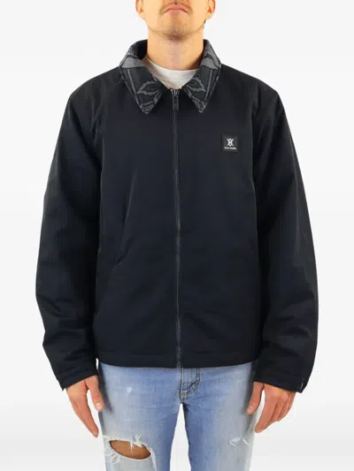 Daily Paper Nathim Logo-patch Jacket In Blue