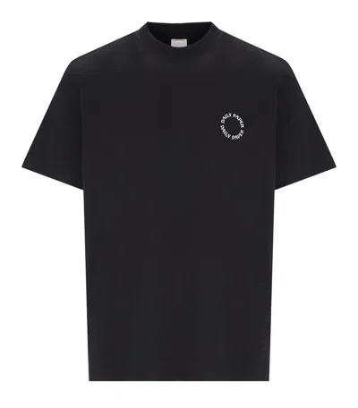 Daily Paper Orbit Schwarzes T-shirt In Black
