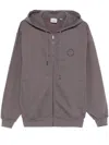 Daily Paper Mens Rabbit Grey Orbit Brand-embroidery Regular-fit Cotton-jersey Hoody In Grey