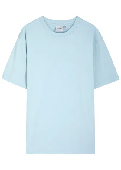 Daily Paper Orbit Logo Cotton T-shirt In Light Blue