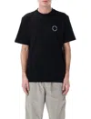 Daily Paper Orbit Schwarzes T-shirt In Black