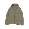 Daily Paper Hooded Puffer Jacket In Green