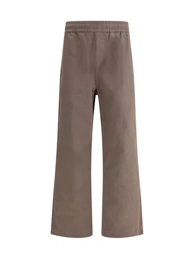 Daily Paper Cotton Wide-leg Pants In Brown