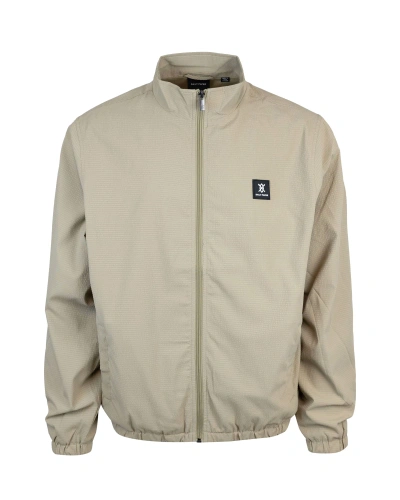Daily Paper Peysai Jacket With Logo In Twill Beige