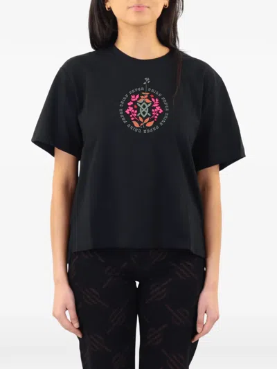 Daily Paper Piuzza Logo-print T-shirt In Black
