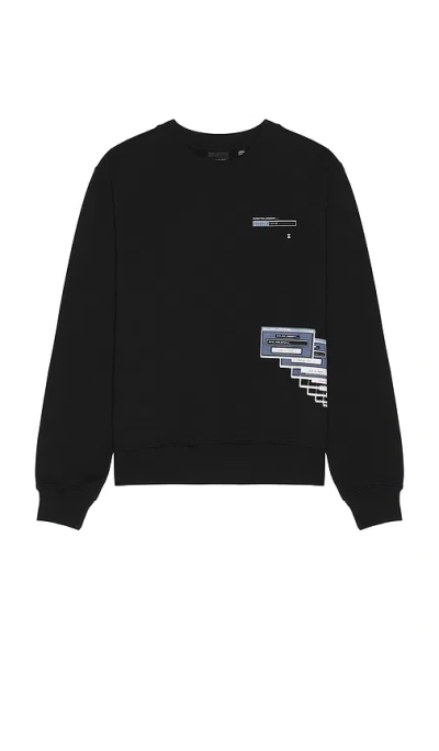 Daily Paper Pop Up Sweatshirt In Black