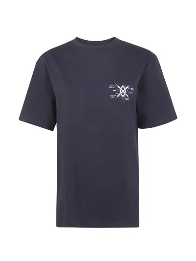 Daily Paper Printed T-shirt In Blue