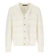 Daily Paper Rajih Off-white Cardigan