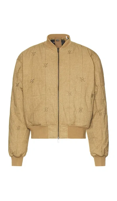 Daily Paper Rasal Bomber Jacket In Beige