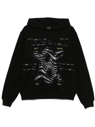 Daily Paper Rewind Hoodie In Black