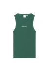 Daily Paper Rib Tank Top In Green