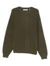 Daily Paper Ribbed-knit Jumper In Green