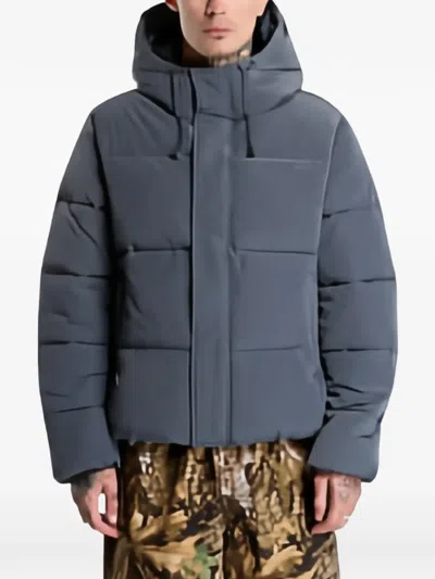 Daily Paper Ripstop Puffer Jacket In Gray