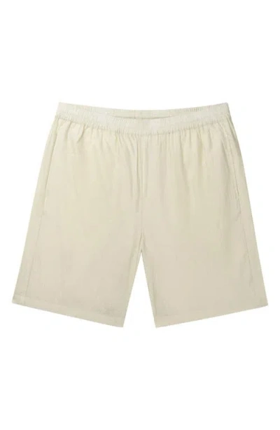 Daily Paper Salim Monogram Elastic Waist Shorts In Frost White