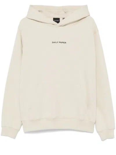 Daily Paper Search Hoodie In Beige