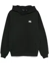 Daily Paper Smoothie Hooded Cotton Sweatshirt In Black