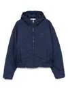 Daily Paper Spear Puffer Jacket In Blue