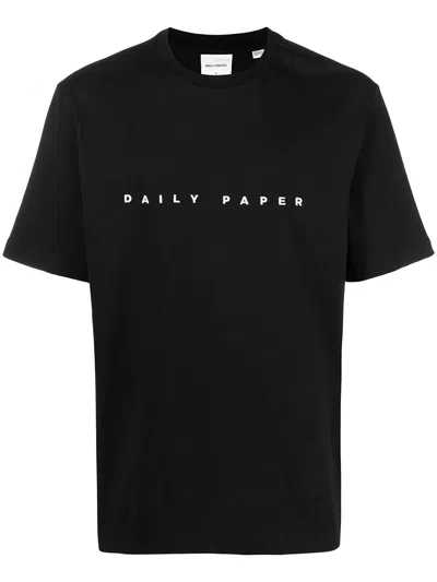 Daily Paper Ss24 Alias New Tee In Black