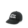 Daily Paper Stack Arch Distressed Cap In Black