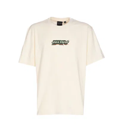 Daily Paper Sticker Ss T-shirt In Neutral