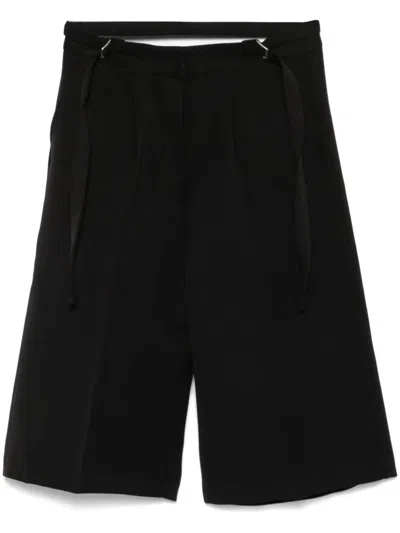 Daily Paper Strap Shorts In Black