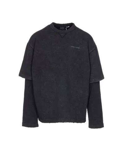 Daily Paper Logo-print T-shirt In Black