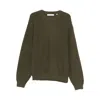 Daily Paper Ribbed-knit Jumper In Green