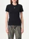 Daily Paper T-shirt  Woman Color Black In Black