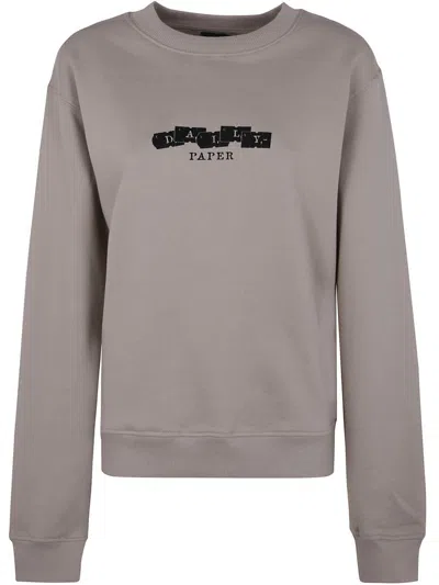 Daily Paper Tag Sweater In White