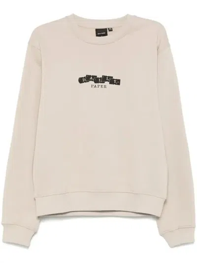 Daily Paper Tag Sweatshirt In Neutrals