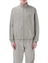 Daily Paper Lightweight Stand-up Collar Eward Jacket In Wet Water Grey