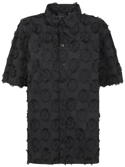 Daily Paper Trophy Shield Ss Shirt Clothing In Black